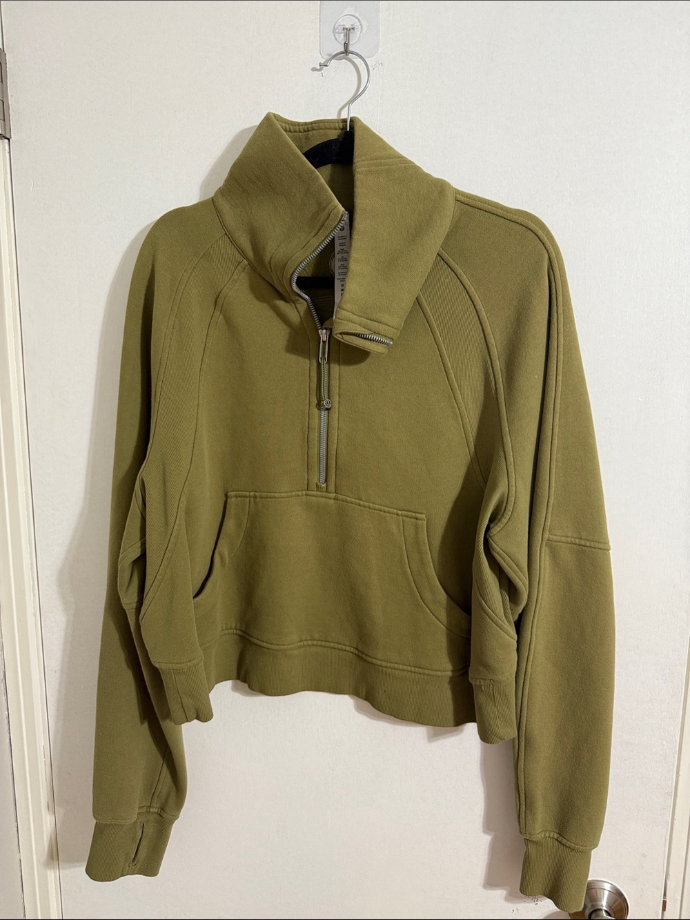 Lululemon Olive Green Half-Zip Pullover